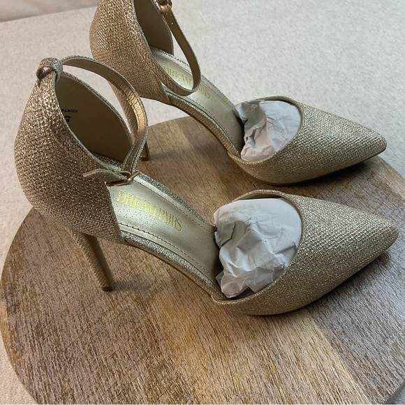 DREAM PAIRS OPPOINTED-LACEY ANKLE STRAP POINTED TOE WOMEN’S HIGH HEELS SIZE:8.5 - Picture 1 of 16